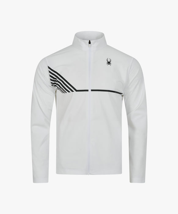 SPYDER メンズ KNIT ZIP-UP TRAINING TOP スウェットジャケット 【2026年秋冬モデル】 WHT / XL