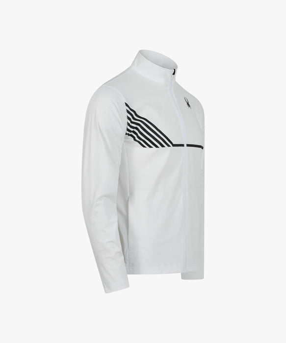 SPYDER メンズ KNIT ZIP-UP TRAINING TOP スウェットジャケット 【2026年秋冬モデル】 WHT / XL