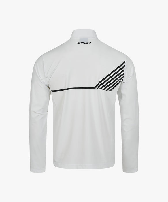 SPYDER メンズ KNIT ZIP-UP TRAINING TOP スウェットジャケット 【2026年秋冬モデル】 WHT / XL