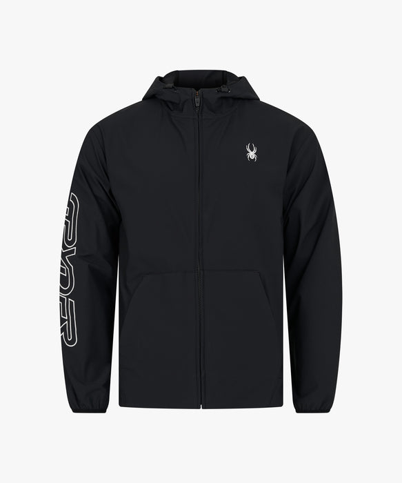 SPYDER メンズ KNIT ZIP-UP TRAINING TOP スウェットジャケット 【2026年秋冬モデル】 BLK / XL