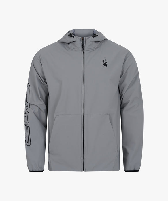 SPYDER メンズ KNIT ZIP-UP TRAINING TOP スウェットジャケット 【2026年秋冬モデル】 GRY / XL
