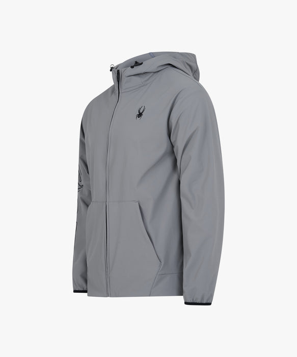 SPYDER メンズ KNIT ZIP-UP TRAINING TOP スウェットジャケット 【2026年秋冬モデル】 GRY / XL