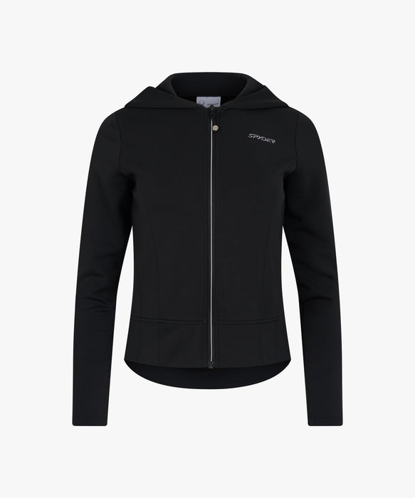 SPYDER ウィメンズ KNIT ZIP-UP TRAINING TOP スウェットジャケット 【2026年秋冬モデル】 BLK / L