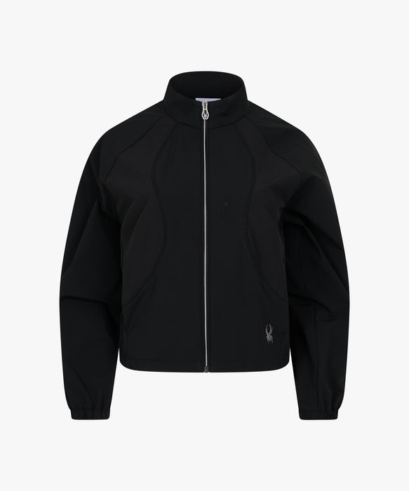 SPYDER ウィメンズ KNIT ZIP-UP TRAINING TOP スウェットジャケット 【2026年秋冬モデル】 BLK / L