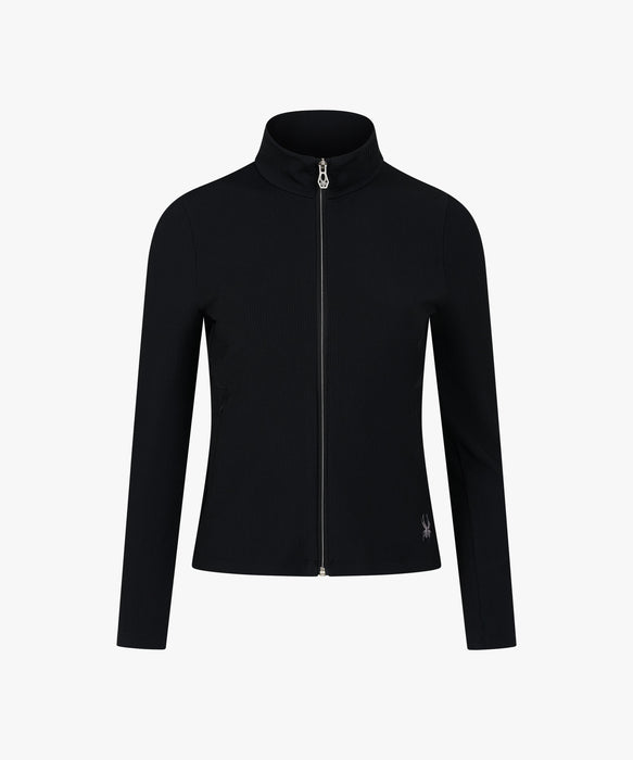 SPYDER ウィメンズ KNIT ZIP-UP TRAINING TOP スウェットジャケット 【2026年秋冬モデル】 BLK / L