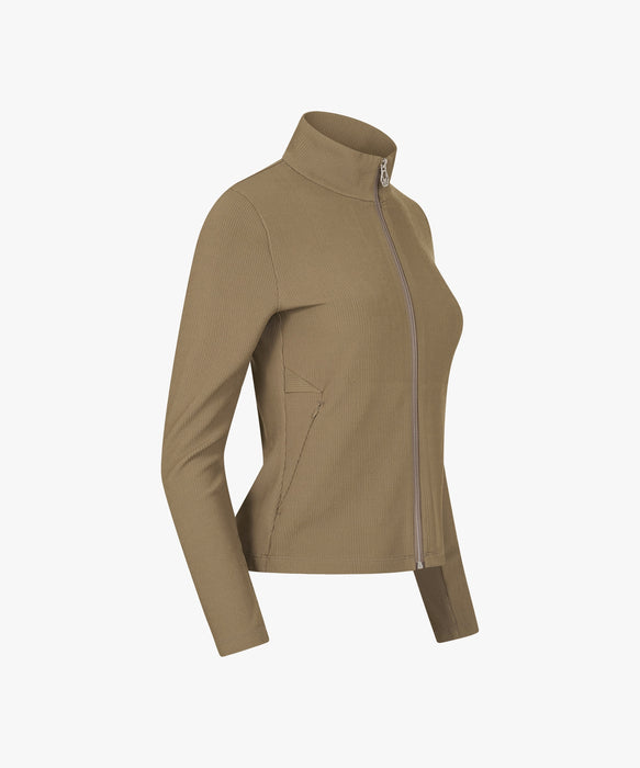 SPYDER ウィメンズ KNIT ZIP-UP TRAINING TOP スウェットジャケット 【2026年秋冬モデル】 BRW / M