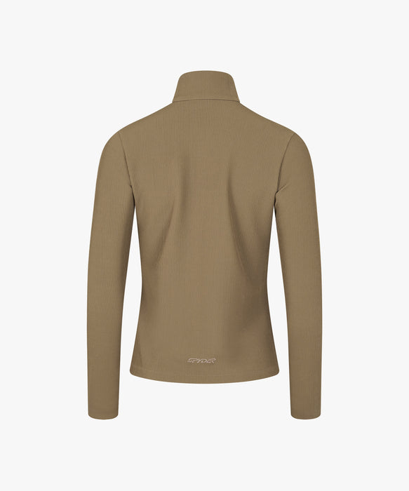 SPYDER ウィメンズ KNIT ZIP-UP TRAINING TOP スウェットジャケット 【2026年秋冬モデル】 BRW / M