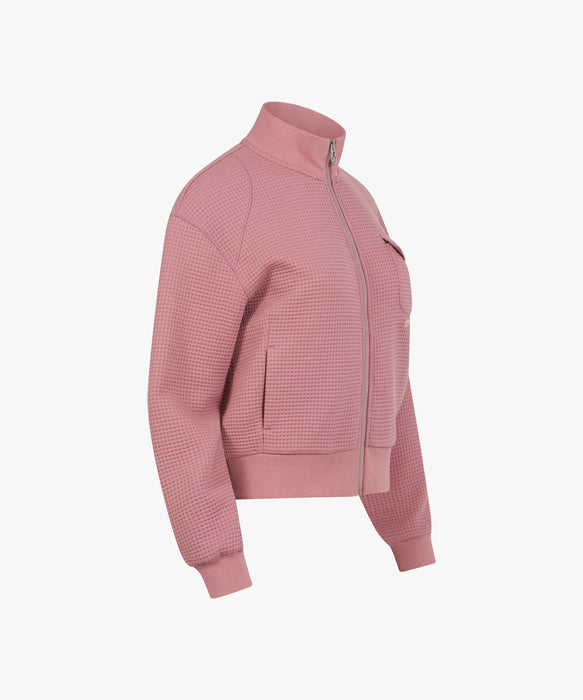 SPYDER ウィメンズ KNIT ZIP-UP TRAINING TOP スウェットジャケット 【2026年秋冬モデル】 PNK / M