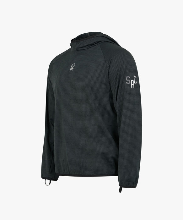 SPYDER メンズ HOOD LONG T-SHIRTS ロンT 【2026年秋冬モデル】 DGN / XL