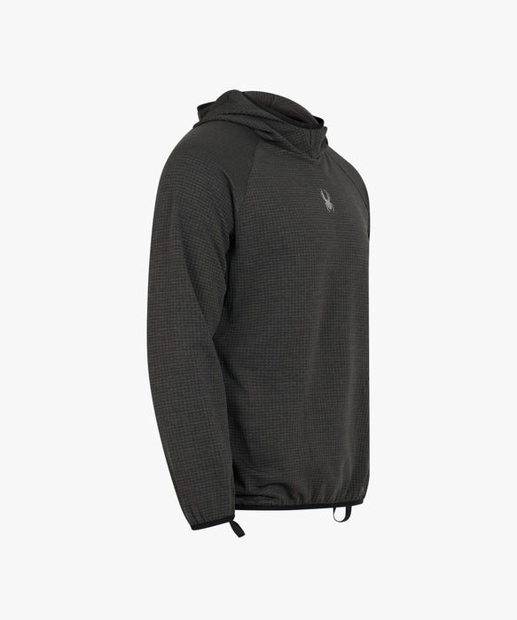 SPYDER メンズ HOOD LONG T-SHIRTS ロンT 【2026年秋冬モデル】 DGR / XL