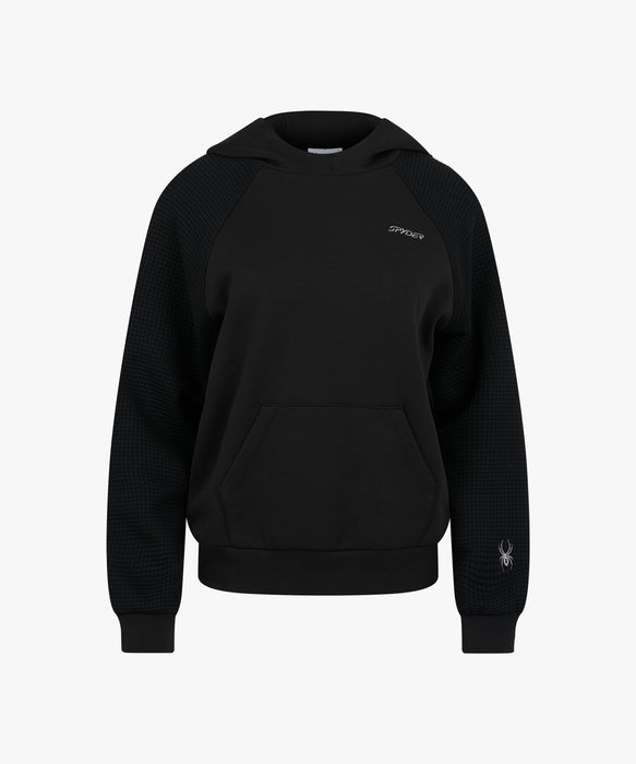 SPYDER ウィメンズ HOOD LONG T-SHIRTS ロンT 【2026年秋冬モデル】 BLK / L