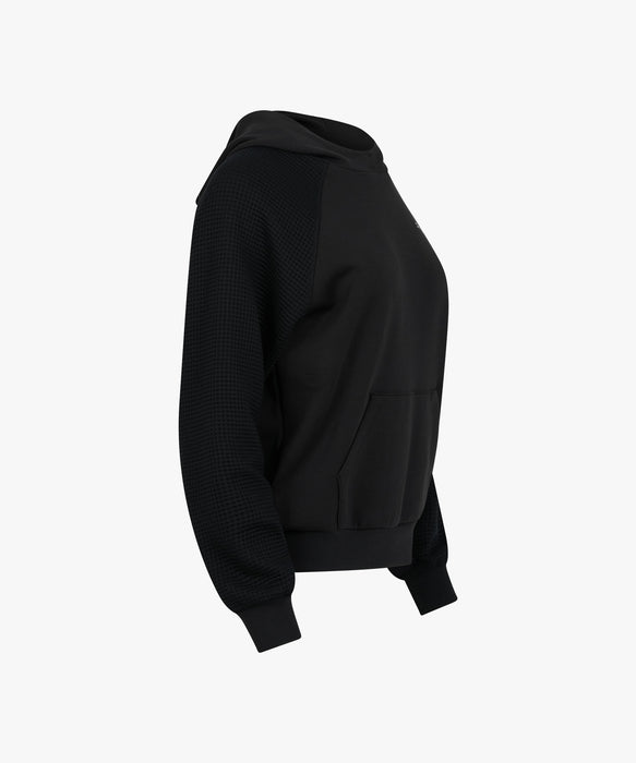SPYDER ウィメンズ HOOD LONG T-SHIRTS ロンT 【2026年秋冬モデル】 BLK / L