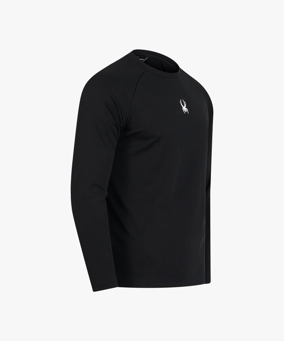 SPYDER メンズ ROUND NECK LONG T-SHIRTS ロンT 【2026年秋冬モデル】 BLK / XL