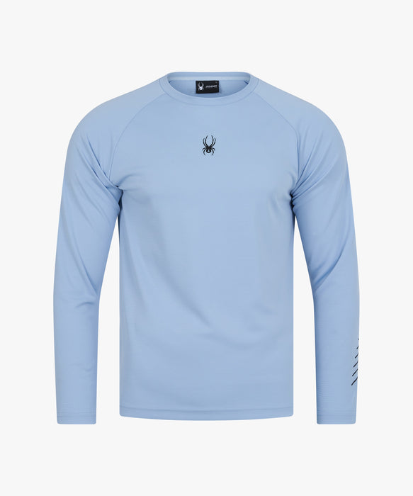 SPYDER メンズ ROUND NECK LONG T-SHIRTS ロンT 【2026年秋冬モデル】 LBL / XL