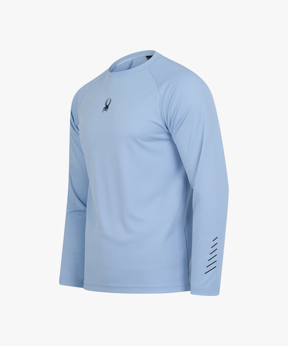 SPYDER メンズ ROUND NECK LONG T-SHIRTS ロンT 【2026年秋冬モデル】 LBL / XL