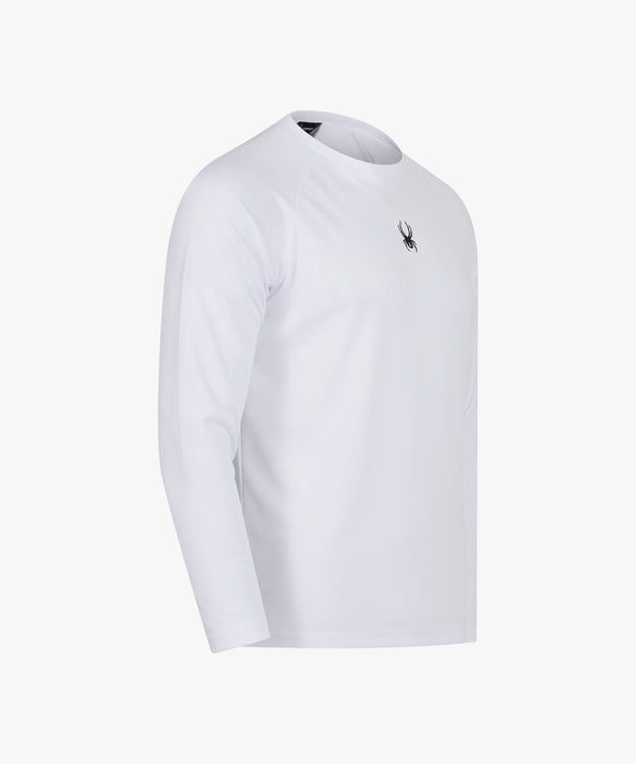 SPYDER メンズ ROUND NECK LONG T-SHIRTS ロンT 【2026年秋冬モデル】 WHT / XL