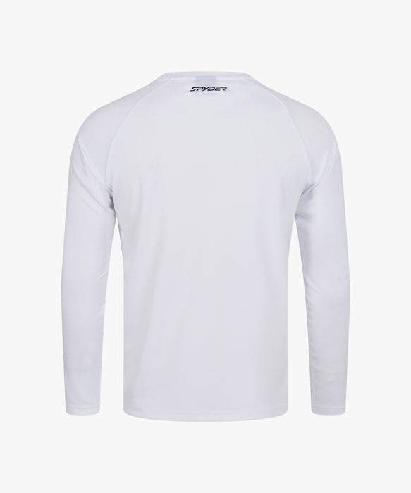 SPYDER メンズ ROUND NECK LONG T-SHIRTS ロンT 【2026年秋冬モデル】 WHT / XL
