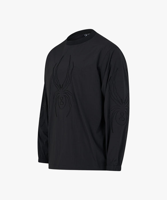 SPYDER メンズ ROUND NECK LONG T-SHIRTS ロンT 【2026年秋冬モデル】 BLK / XL
