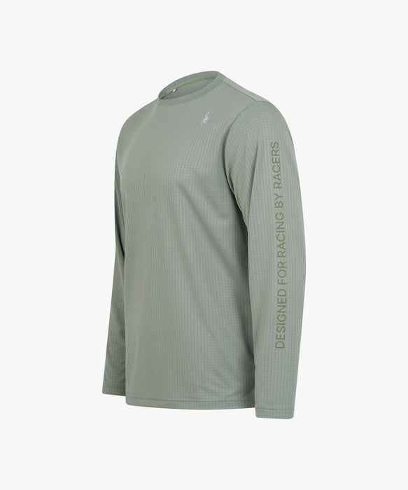 SPYDER メンズ ROUND NECK LONG T-SHIRTS ロンT 【2026年秋冬モデル】 LGN / XL