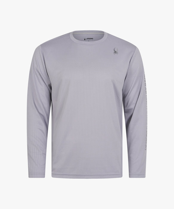 SPYDER メンズ ROUND NECK LONG T-SHIRTS ロンT 【2026年秋冬モデル】 LGR / XL