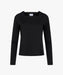 SPYDER ウィメンズ ROUND NECK LONG T-SHIRTS ロンT 【2026年秋冬モデル】 BLK / M
