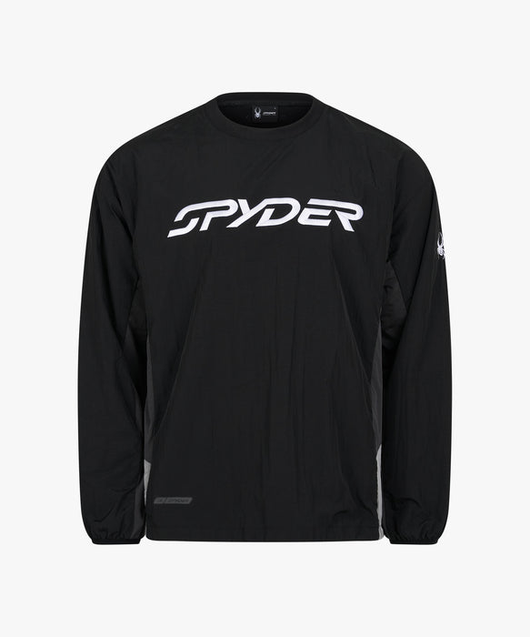SPYDER メンズ ROUND NECK LONG T-SHIRTS ロンT 【2026年秋冬モデル】 BLK / XL