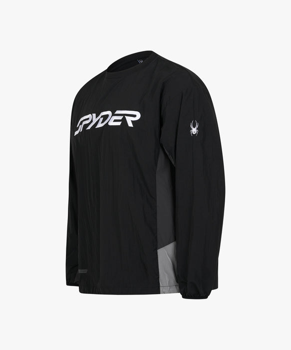 SPYDER メンズ ROUND NECK LONG T-SHIRTS ロンT 【2026年秋冬モデル】 BLK / XL