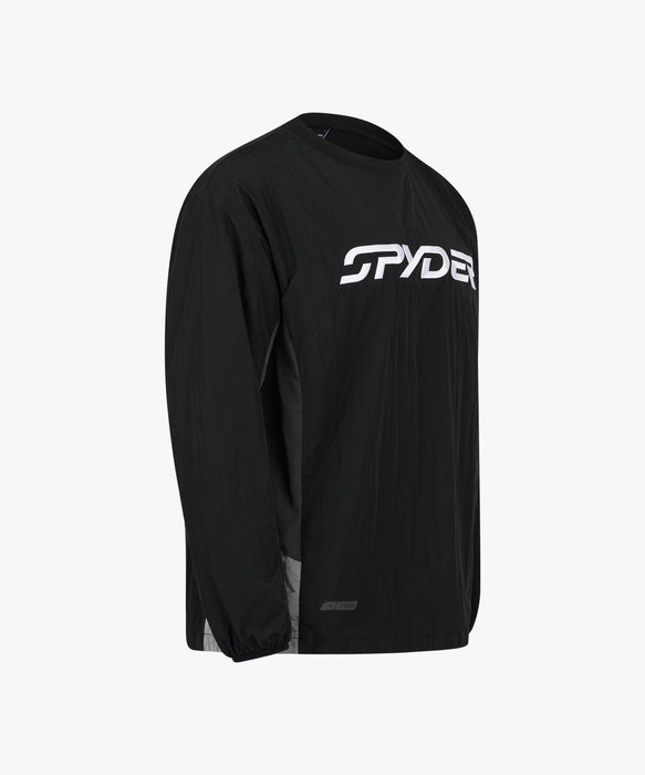 SPYDER メンズ ROUND NECK LONG T-SHIRTS ロンT 【2026年秋冬モデル】 BLK / XL
