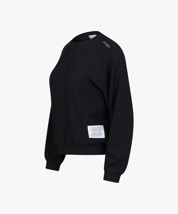 SPYDER ウィメンズ ROUND NECK LONG T-SHIRTS ロンT 【2026年秋冬モデル】 BLK / L