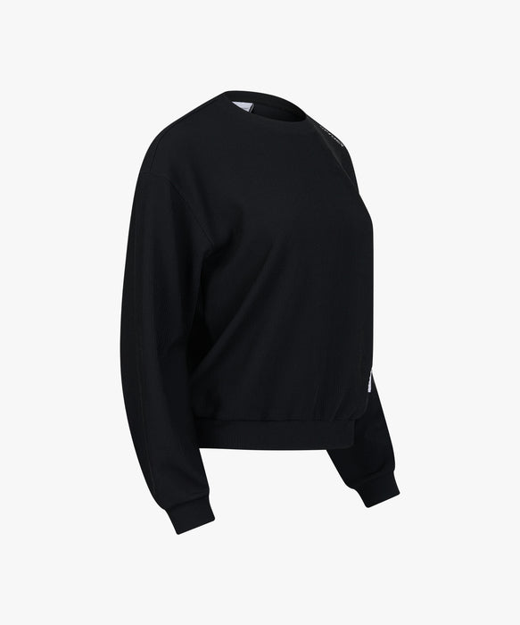 SPYDER ウィメンズ ROUND NECK LONG T-SHIRTS ロンT 【2026年秋冬モデル】 BLK / L