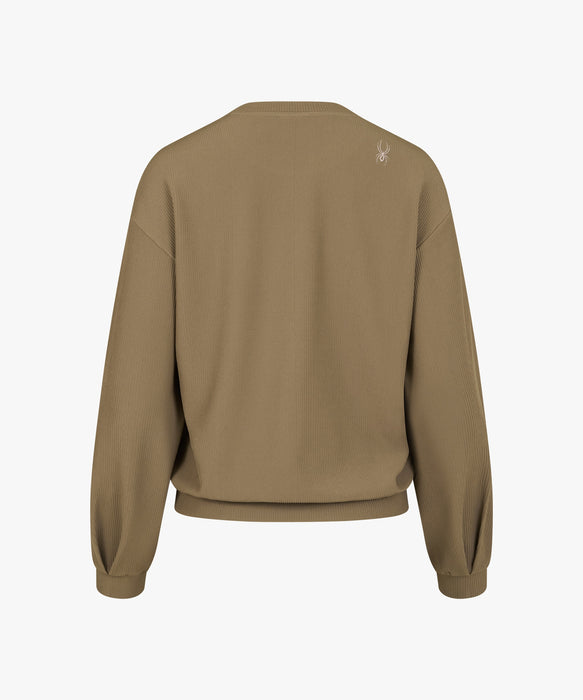 SPYDER ウィメンズ ROUND NECK LONG T-SHIRTS ロンT 【2026年秋冬モデル】 BRW / M