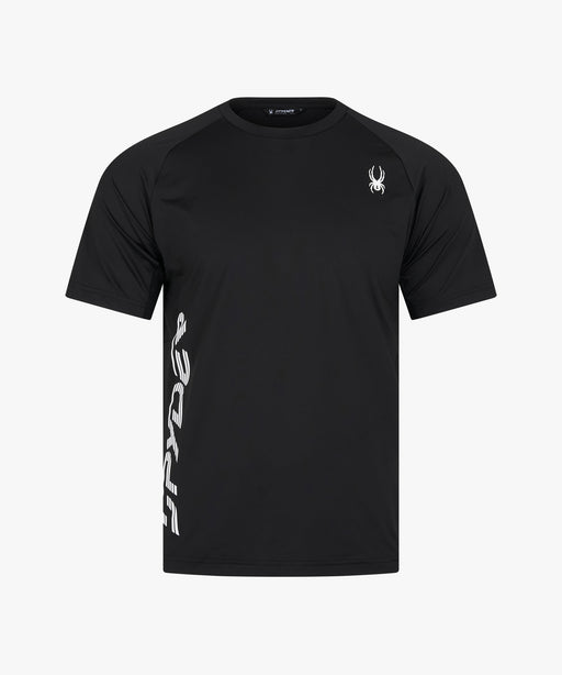 SPYDER メンズ ROUND NECK SHORT T-SHIRTS Tシャツ 【2026年秋冬モデル】 BLK / XL