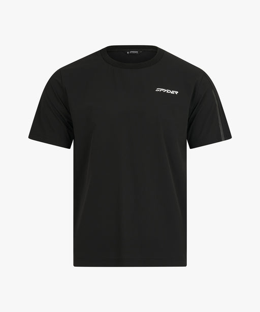 SPYDER メンズ ROUND NECK SHORT T-SHIRTS Tシャツ 【2026年秋冬モデル】 BLK / XL