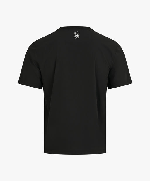 SPYDER メンズ ROUND NECK SHORT T-SHIRTS Tシャツ 【2026年秋冬モデル】 BLK / XL