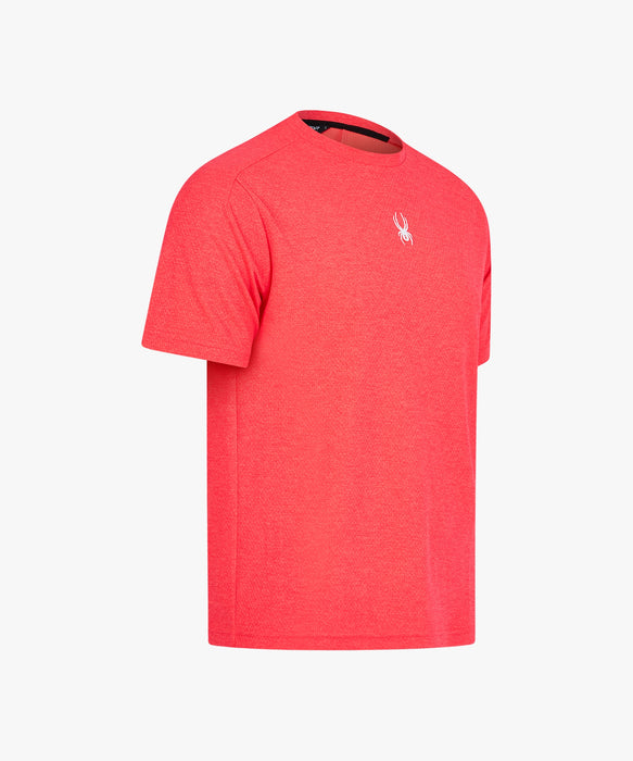 SPYDER メンズ ROUND NECK SHORT T-SHIRTS Tシャツ 【2026年秋冬モデル】 RED / XL