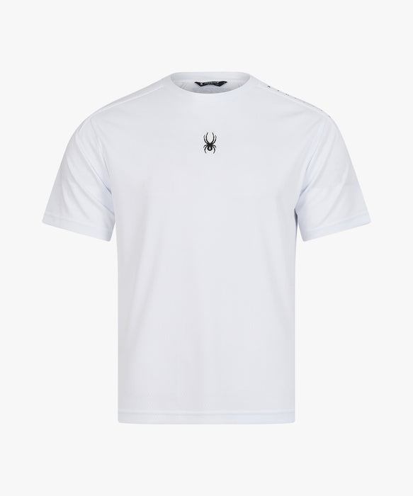 SPYDER メンズ ROUND NECK SHORT T-SHIRTS Tシャツ 【2026年秋冬モデル】 WHT / XL
