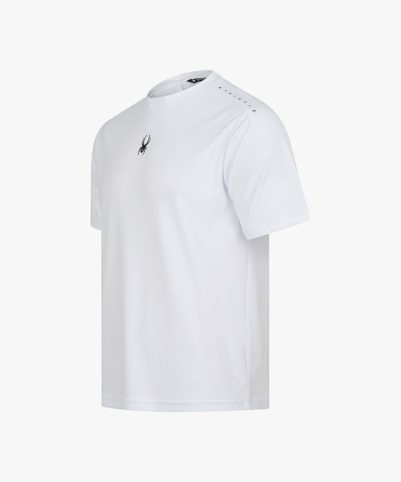 SPYDER メンズ ROUND NECK SHORT T-SHIRTS Tシャツ 【2026年秋冬モデル】 WHT / XL