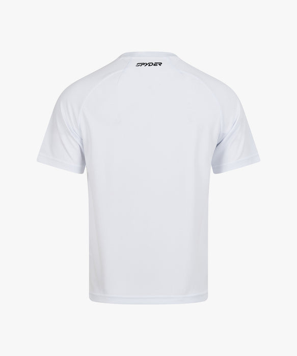SPYDER メンズ ROUND NECK SHORT T-SHIRTS Tシャツ 【2026年秋冬モデル】 WHT / XL