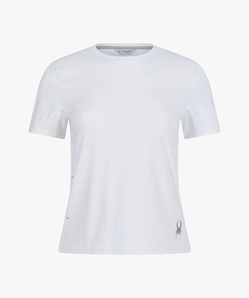 SPYDER ウィメンズ ROUND NECK SHORT T-SHIRTS Tシャツ 【2026年秋冬モデル】 WHT / M