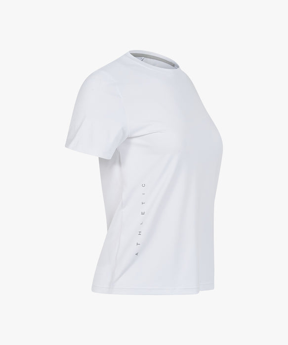 SPYDER ウィメンズ ROUND NECK SHORT T-SHIRTS Tシャツ 【2026年秋冬モデル】 WHT / M