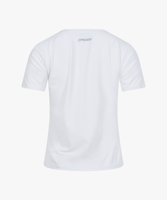 SPYDER ウィメンズ ROUND NECK SHORT T-SHIRTS Tシャツ 【2026年秋冬モデル】 WHT / M
