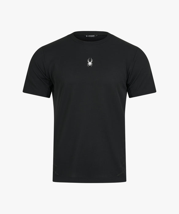 SPYDER メンズ ROUND NECK SHORT T-SHIRTS Tシャツ 【2026年秋冬モデル】 BLK / XL