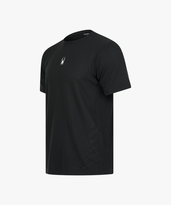 SPYDER メンズ ROUND NECK SHORT T-SHIRTS Tシャツ 【2026年秋冬モデル】 BLK / XL