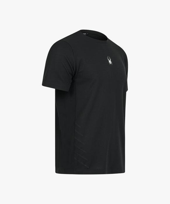 SPYDER メンズ ROUND NECK SHORT T-SHIRTS Tシャツ 【2026年秋冬モデル】 BLK / XL