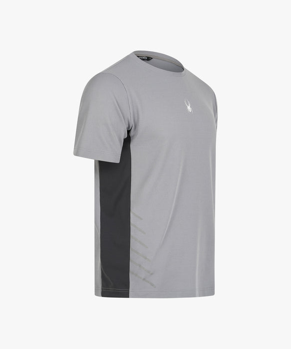 SPYDER メンズ ROUND NECK SHORT T-SHIRTS Tシャツ 【2026年秋冬モデル】 GRY / XL