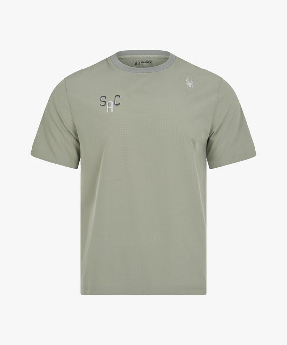 SPYDER メンズ ROUND NECK SHORT T-SHIRTS Tシャツ 【2026年秋冬モデル】 LGN / XL