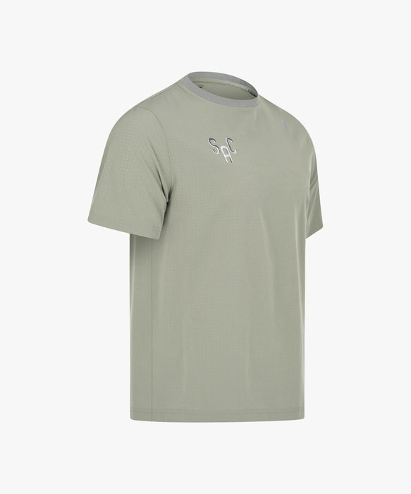 SPYDER メンズ ROUND NECK SHORT T-SHIRTS Tシャツ 【2026年秋冬モデル】 LGN / XL