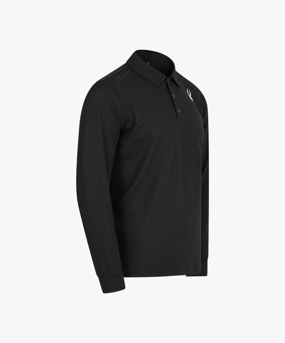 SPYDER メンズ COLLARED LONG SLEEVE SHIRTS 長袖シャツ 【2026年秋冬モデル】 BLK / XL