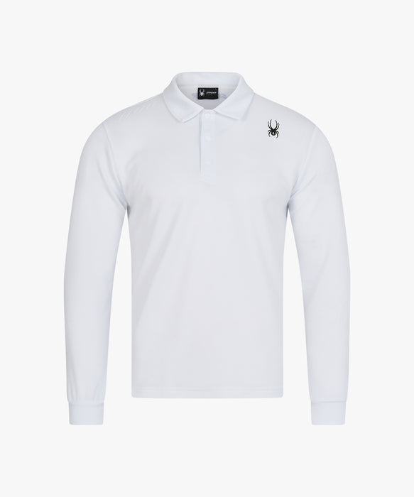 SPYDER メンズ COLLARED LONG SLEEVE SHIRTS 長袖シャツ 【2026年秋冬モデル】 WHT / XL