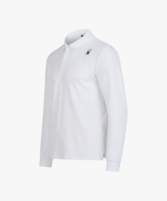 SPYDER メンズ COLLARED LONG SLEEVE SHIRTS 長袖シャツ 【2026年秋冬モデル】 WHT / XL